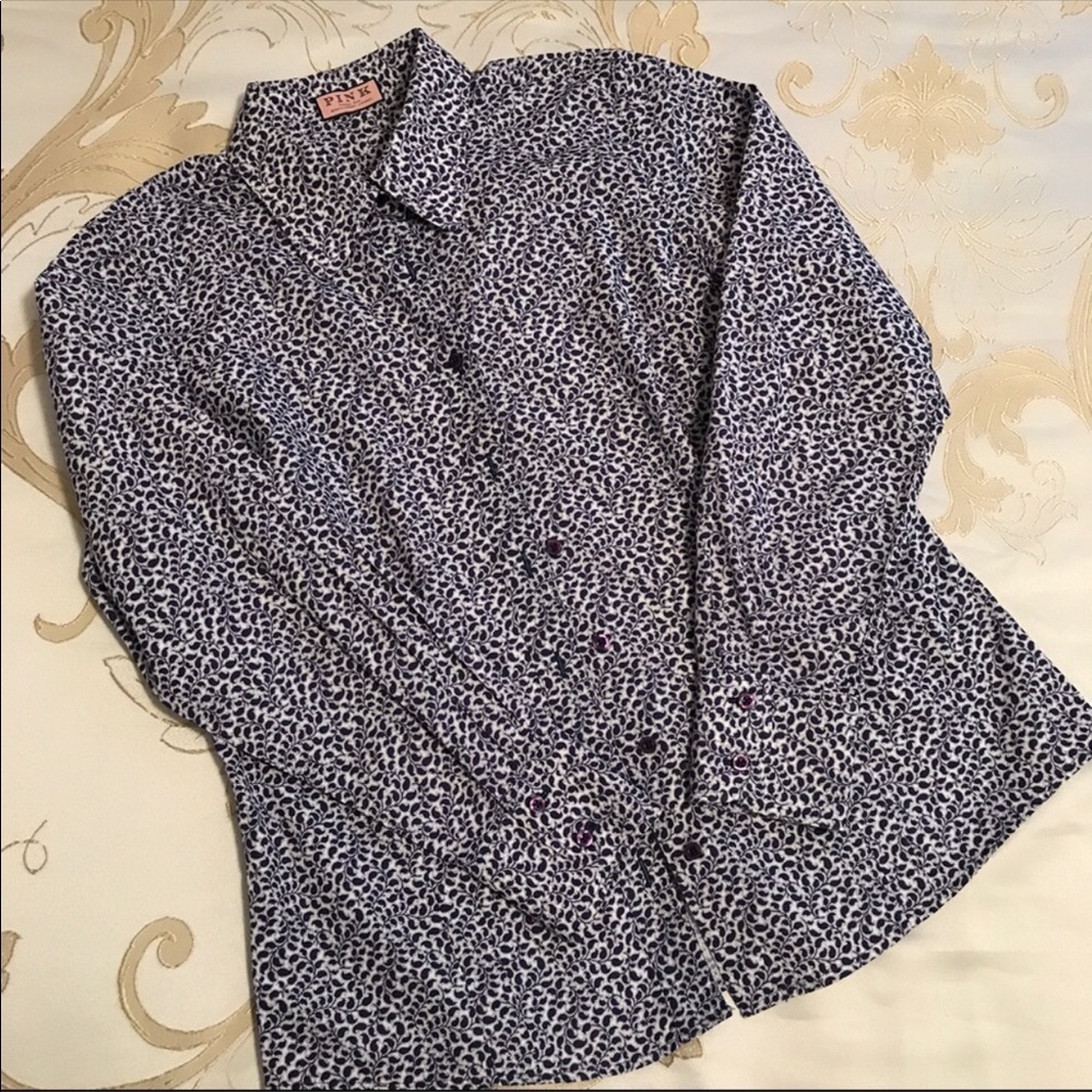 THOMAS PINK BUTTON CUFF SHIRT
